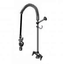 T&S Brass B-0113-CR-BC - Deck Mount Pre-Rinse Unit,Low-Flow Spray Valve,Ceramas,EZ-Install