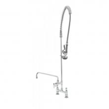 T&S Brass B-0123-12-CR-B - Pre-Rinse Unit w/ Ceramas, Wall Bracket