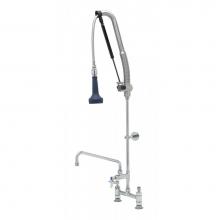 T&S Brass B-0123-12-CRB8P - Pull-Down PRU w/ 12'' ADF, Cerama Cartridges, Lever Handles & Wall Bracket