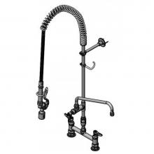 T&S Brass B-0123-A12-V-BC - EasyInstall Pre-Rinse, Spring Action, Deck Mount Base, B-0156, B-0107-C & B-0970-FEZ