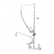 T&S Brass B-0131-ADF14-B - Pre-Rinse: 8'' Wall Mount, B-0107, 14'' Add-On Nozzle, 6'' Wall Brac