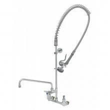 T&S Brass B-0133-01-44H - Pre-Rinse:8''c/c Wall Mnt,44''Hose,''CC''Inlets,14'&a