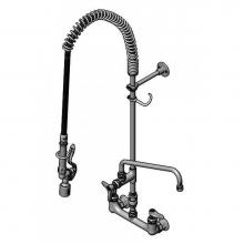 T&S Brass B-0133-A12-V-BC - EasyInstall Pre-Rinse, Spring Action,Wall Mount Base, B-0156, B-0107-C & B-0970-