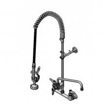 T&S Brass B-0133-A12B-TEE - EasyInstall Pre-Rinse, B-0107, 12'' Nozzle, Wall Bracket, Accessory Fitting Tee