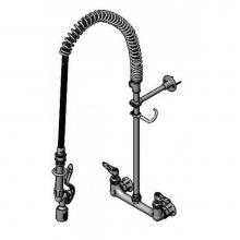 T&S Brass B-0133-BJ-SWV-T - EasyInstall Pre-Rinse, 8'' Wall Mount Base, Wall Bracket, Tee, Swivel, B-0107-J