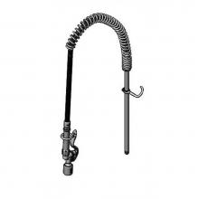 T&S Brass B-0133-C-LB - Pre-Rinse Unit: 44'' Flex Hose, B-0107-C Spray Valve, Spring, 18'' Riser (Less