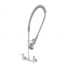 T&S Brass B-0133-CCB - EasyInstall Pre-Rinse, Spring Action, Wall Mount, 8'' C/C, 1/2'' NPT Male Inle