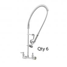 T&S Brass B-0133-CR-B-M - EasyInstall Pre-Rinse w/ Cerama Cartridges - Master Pack Qty of 6