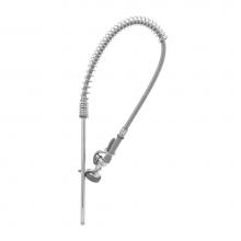 T&S Brass B-0133-LB - Pre-Rinse, Spring Action, 18'' Riser, 44'' Hose & B-0107 Spray Valve (Less