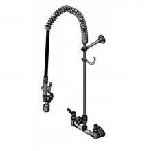 T&S Brass B-0133-V-BC - EasyInstall Pre-Rinse, Spring Action, Wall Mount Base, B-0107-C & B-0970-FEZ