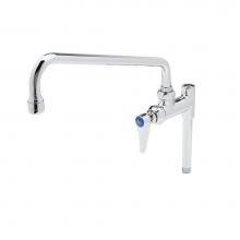 T&S Brass B-0156-05 - Add-On Faucet, 12'' Nozzle, Lever Handle, 5'' Nipple