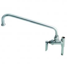 T&S Brass B-0156-M - Add-On Faucet, 12'' Nozzle, Lever Handle (Qty. 6)