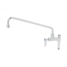 T&S Brass B-0158-CR - Add-On Faucet, 14'' Nozzle, Lever Handle & Cerama Cartridges