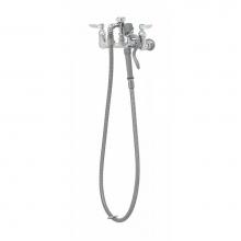 T&S Brass B-0167-J - Spray Assembly, 8'' Wall Mount Base Faucet, VB Outlet, B-0107-J Spray Valve, B-0068-H Ho