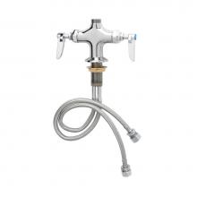T&S Brass B-0200-LNM - (6) Double Pantry Base Faucets, Less Nozzle (Swivel Outlet)