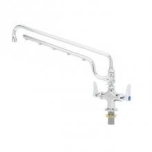 T&S Brass B-0200-U18-CR - ULTRARINSE Single Hole Deck Mount Mixing Faucet, 18'' Swing Nozzle, 16'' 1.5 G