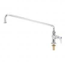 T&S Brass B-0205-M - Single Pantry Faucet, Single Hole Base, Deck Mount, 18'' Swing Nozzle (065X) (Qty. 6)