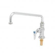 T&S Brass B-0206 - Single Pantry Faucet, Single Hole Base, Deck Mount, 12'' Swing Nozzle (062X)