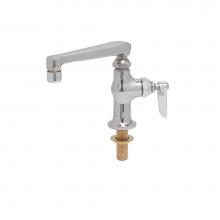 T&S Brass B-0208 - Single Pantry Faucet, Single Hole Base, Deck Mount, 6'' Cast Spout (OSC6), 2.2 gpm Aerat