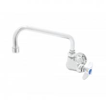 T&S Brass B-0210-060X - Single Pantry Faucet, Single Hole Base, Wall Mount, 8'' Swing Nozzle (060X)