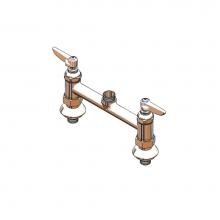 T&S Brass B-0220-EELN - 8'' Deck Mount Faucet w/ 00EE Inlets (Less Nozzle)