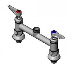 T&S Brass B-0220-EELN - 8'' Deck Mount Faucet w/ 00EE Inlets (Less Nozzle)