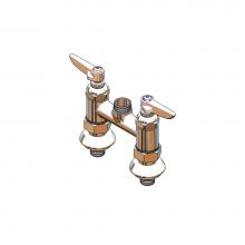 T&S Brass B-0225-EELN - 4'' Deck Mount Faucet w/ 00EE Inlets (Less Nozzle)
