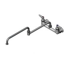 T&S Brass B-0230-24DJ-CR - Faucet, 8'' Wall Mount, Ceramas, 24'' Double-Joint Swing Nozzle (069X), 00AA I