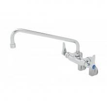 T&S Brass B-0236-CR-EK - Double Pantry Fct, Wall Mt, Ceramas w/ Check Valves, Adj Centers, 062X Nozzle & B-0230-K