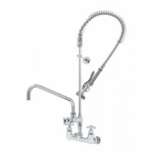 T&S Brass B-0279 - Big-Flo Pre-Rinse Unit: 8'' Wall Mount, Add-On w/ 14'' Swing Nozzle, 36'&