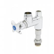 T&S Brass B-0286-LNEZ - Big-Flo EasyInstall Add-On Faucet, Less Nozzle, 4-Arm Handle