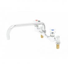 T&S Brass B-0293-14 - Big-Flo Mixing Faucet, 8'' Deck Mount, 14'' Swing Nozzle, 00YY 3/4''