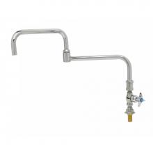 T&S Brass B-0298 - Big-Flo Single Pantry Faucet, Deck Mount, 24'' Double Joint Swing Nozzle