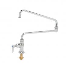 T&S Brass B-0319 - Single Pantry Faucet, Special 24'' Double-Joint Swing Nozzle