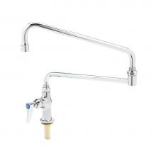 T&S Brass B-0319 - Single Pantry Faucet, Special 24'' Double-Joint Swing Nozzle