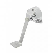 T&S Brass B-0507-01 - Single Pedal Valve w/ Ledge Mount Pedal, Floor Mount, 1/2'' NPT Inlet & Outlet