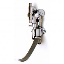 T&S Brass B-0508-01 - Single Pedal Valve, Wall Mount, Angled Loose Key Stop & Volume Control