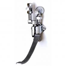 T&S Brass B-0508-02 - Single Pedal Valve, Wall Mount, Angle Loose Key Stop, Volume Control
