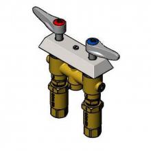 T&S Brass B-0513-01 - Concealed Mixing Faucet, Lever Handles, Inlet Adapters & 1/2'' Check Valves