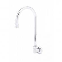 T&S Brass B-0527 - Swivel Gooseneck, Wall Mount, 2.2 gpm Aerator, 5-3/4'' Spread, 10-1/2'' Height