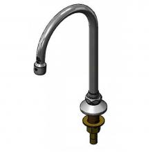 T&S Brass B-0546 - Swivel/Rigid Gooseneck, Deck Mount, 2.2 GPM Laminar Flow Outlet