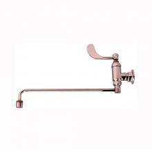 T&S Brass B-0579-01 - Range Faucet, Wall Mount, Aerator, 4'' Wrist Handle, 1/2'' NPT Female Inlet Fl