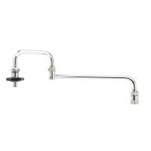 T&S Brass B-0584 - Pot Filler, Deck Mount, 24'' Double Joint Nozzle, 1/2'' NPT Inlet, Insulated O