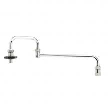 T&S Brass B-0585 - Pot Filler, Deck Mount, 18'' Double Joint Nozzle, 1/2'' NPT Inlet, Insulated O