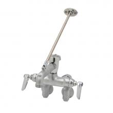 T&S Brass B-0667-RGHM - Service Sink Faucet, Wall Mount, Adjustable Centers, Vac. Breaker, Rough (Qty. 6)