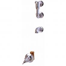 T&S Brass B-0692 - Hose Outlet, Concealed Loose Key Valve, Elevated Vacuum Breaker