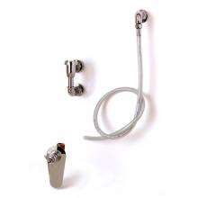 T&S Brass B-0694-ST - Bedpan Washer, Single Temperature Supply, Loose Key Stop, Vacuum Breaker, 4' Hose