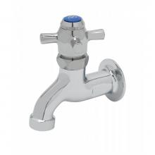 T&S Brass B-0706 - Sill Faucet, Self-Closing, 1/2'' NPT Female Inlet, 3-7/8'' Wall to Center of S