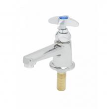 T&S Brass B-0710-F12 - Sill Faucet, 1/2'' NPS Male Shank, 1.2 GPM Aerator, 4-1/8'' Outlet to Center