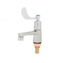 T&S Brass B-0712-WA - Sill Faucet, Wrist-Action Metering Cartridge, 4'' Wrist Handle, 2.2 GPM Aerator